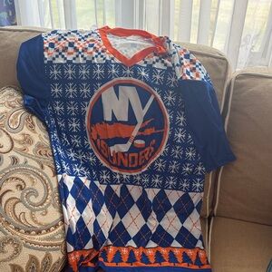 Blue and Orange Graphic Tee